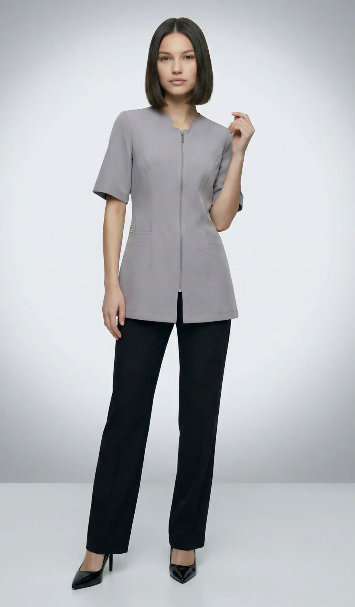 1033 Sarrau court / pierre sur la poche / ruban au dos