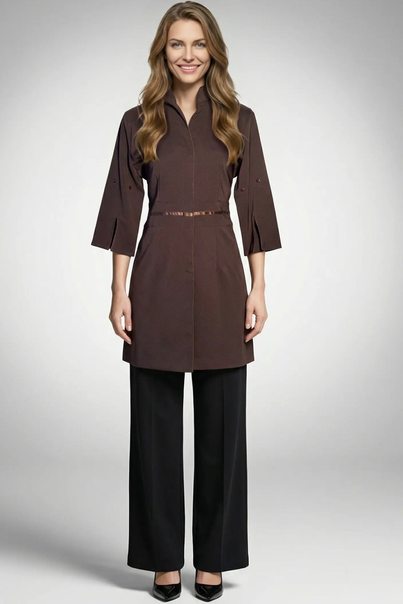  ruban de satin à la taille