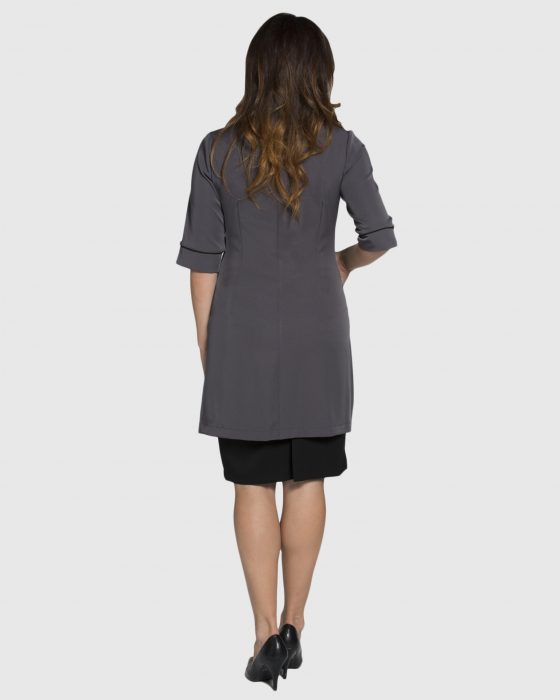 Blouse Longue à Col Boutonné | Design Joanne Martin