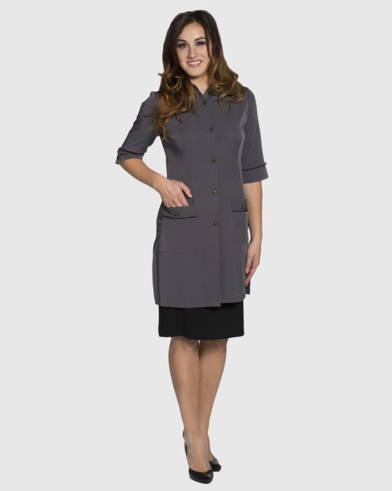 Blouse Longue à Col Boutonné | Design Joanne Martin
