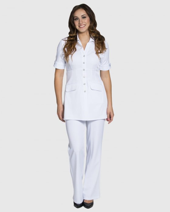 Blouse à Col en V | Col chemisier en V | Design Joanne Martin