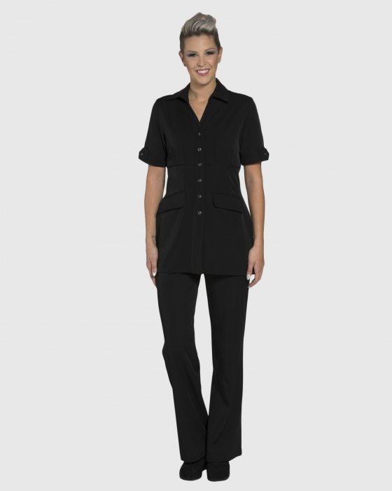 Blouse à Col en V | Col chemisier en V | Design Joanne Martin