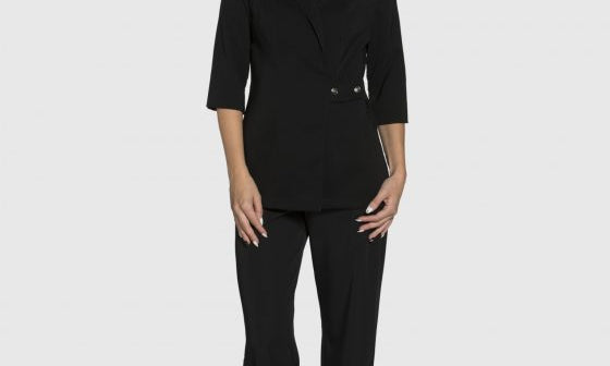 Veste Femme Ceinturée ur le Côté | Design Joanne Martin